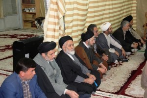 دیدار اعضای ستاد دهه فجر با آیت الله ملک حسینی