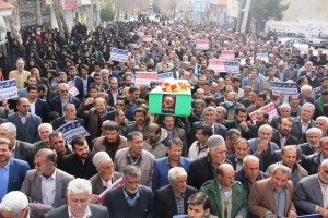 راهپیمایی محکومیت  آل سعود و اعدام شیخ نمر در یاسوج (۱۲)