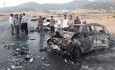 ۶ نفر کشته و زخمی در تصادف و آتش سوزس  پژو ۲۰۶ با پراید در کمربندی چنارستان